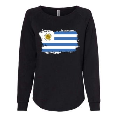 Vintage Uruguay Flag Womens California Wash Sweatshirt