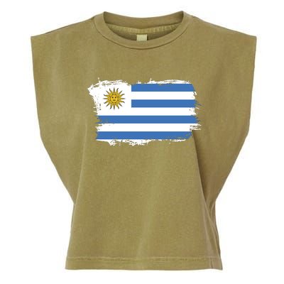 Vintage Uruguay Flag Garment-Dyed Women's Muscle Tee