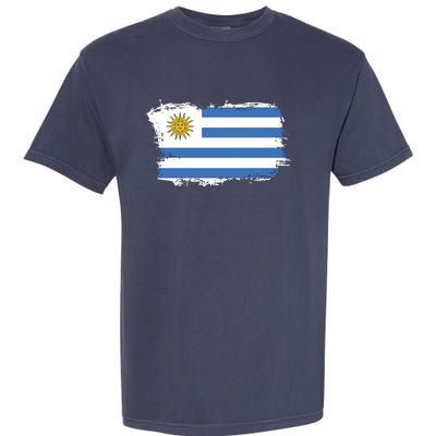 Vintage Uruguay Flag Garment-Dyed Heavyweight T-Shirt