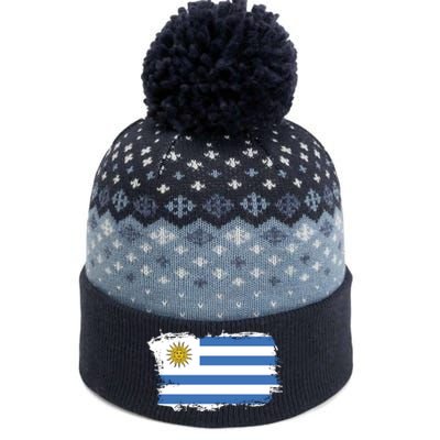 Vintage Uruguay Flag The Baniff Cuffed Pom Beanie