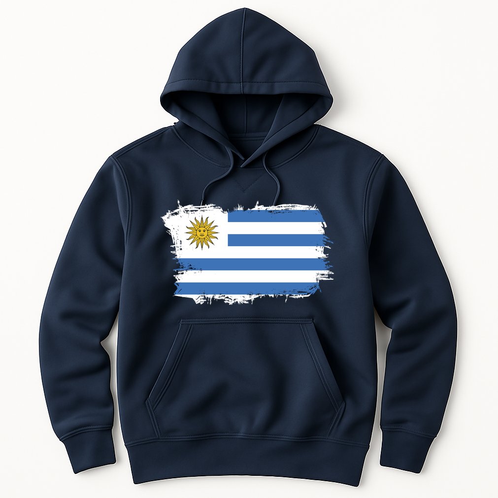 Vintage Uruguay Flag Hoodie