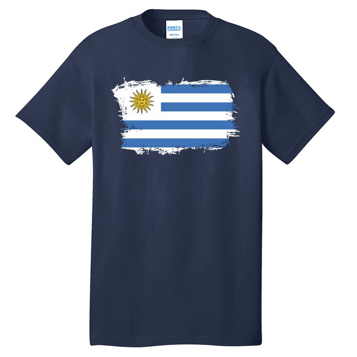 Vintage Uruguay Flag Tall T-Shirt