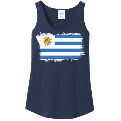 Vintage Uruguay Flag Ladies Essential Tank