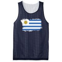 Vintage Uruguay Flag Mesh Reversible Basketball Jersey Tank