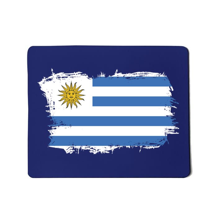 Vintage Uruguay Flag Mousepad