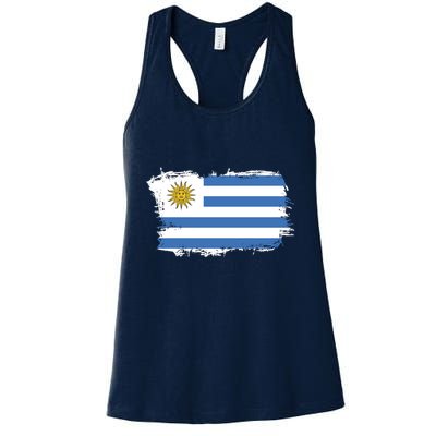 Vintage Uruguay Flag Womens Tank Top