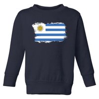 Vintage Uruguay Flag Toddler Sweatshirt