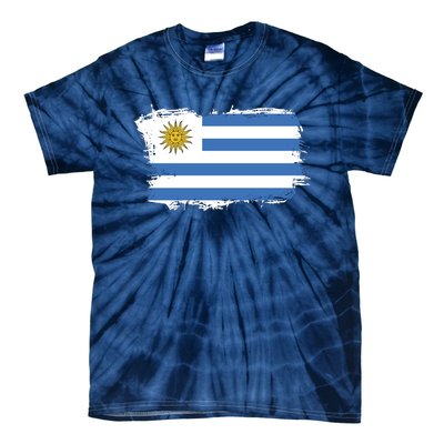 Vintage Uruguay Flag Tie-Dye T-Shirt