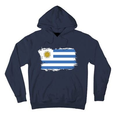 Vintage Uruguay Flag Tall Hoodie