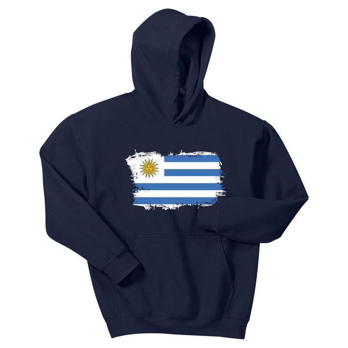 Vintage Uruguay Flag Kids Hoodie