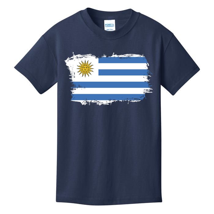 Vintage Uruguay Flag Kids T-Shirt