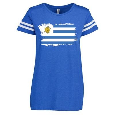 Vintage Uruguay Flag Enza Ladies Jersey Football T-Shirt