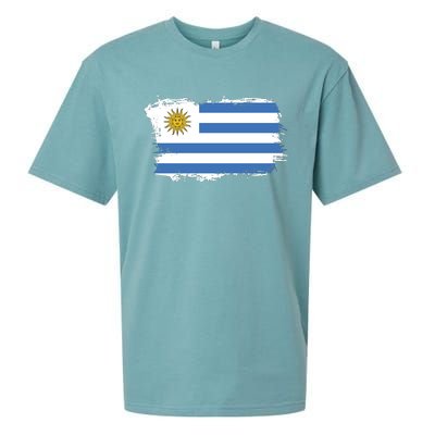 Vintage Uruguay Flag Sueded Cloud Jersey T-Shirt