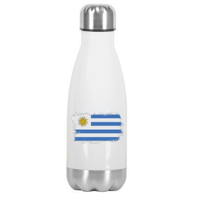 Vintage Uruguay Flag Stainless Steel Insulated Water Bottle