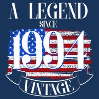 Vintage Usa Flag A Legend Since 1994 30th Birthday T-Shirt