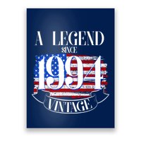 Vintage Usa Flag A Legend Since 1994 30th Birthday Poster