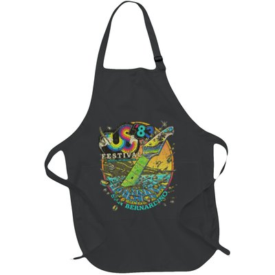 Vintage Us Festival 1983 Colorful Rainbow Music Fest Us 70s Apron