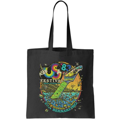 Vintage Us Festival 1983 Colorful Rainbow Music Fest Us 70s Bag