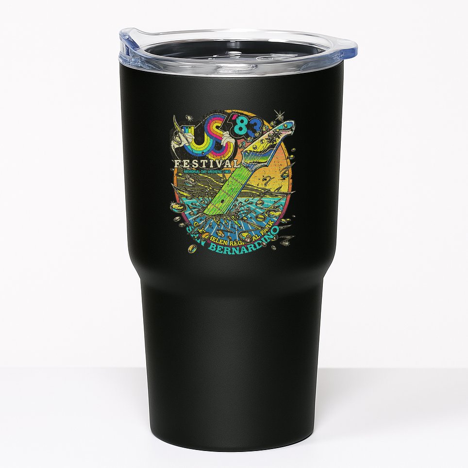 Vintage Us Festival 1983 Colorful Rainbow Music Fest Us 70s Tumbler