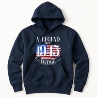 Vintage Usa Flag A Legend Since 1945 80th Birthday Hoodie