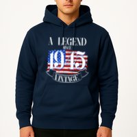 Vintage Usa Flag A Legend Since 1945 80th Birthday Hoodie