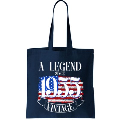 Vintage Usa Flag A Legend Since 1955 70th Birthday Bag