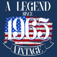 Vintage Usa Flag A Legend Since 1965 60th Birthday Visor