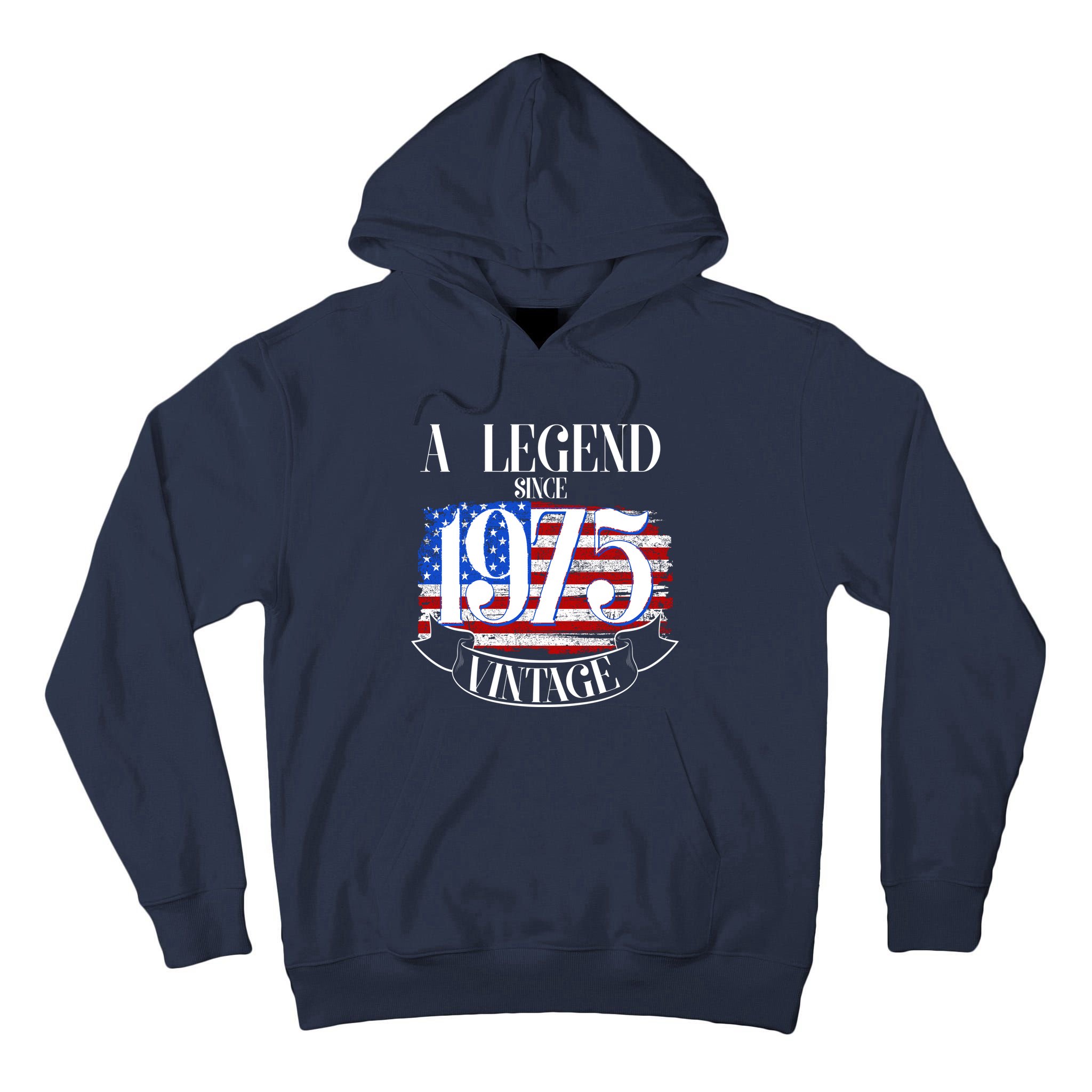 Vintage Usa Flag A Legend Since 1975 50th Birthday Tall Hoodie