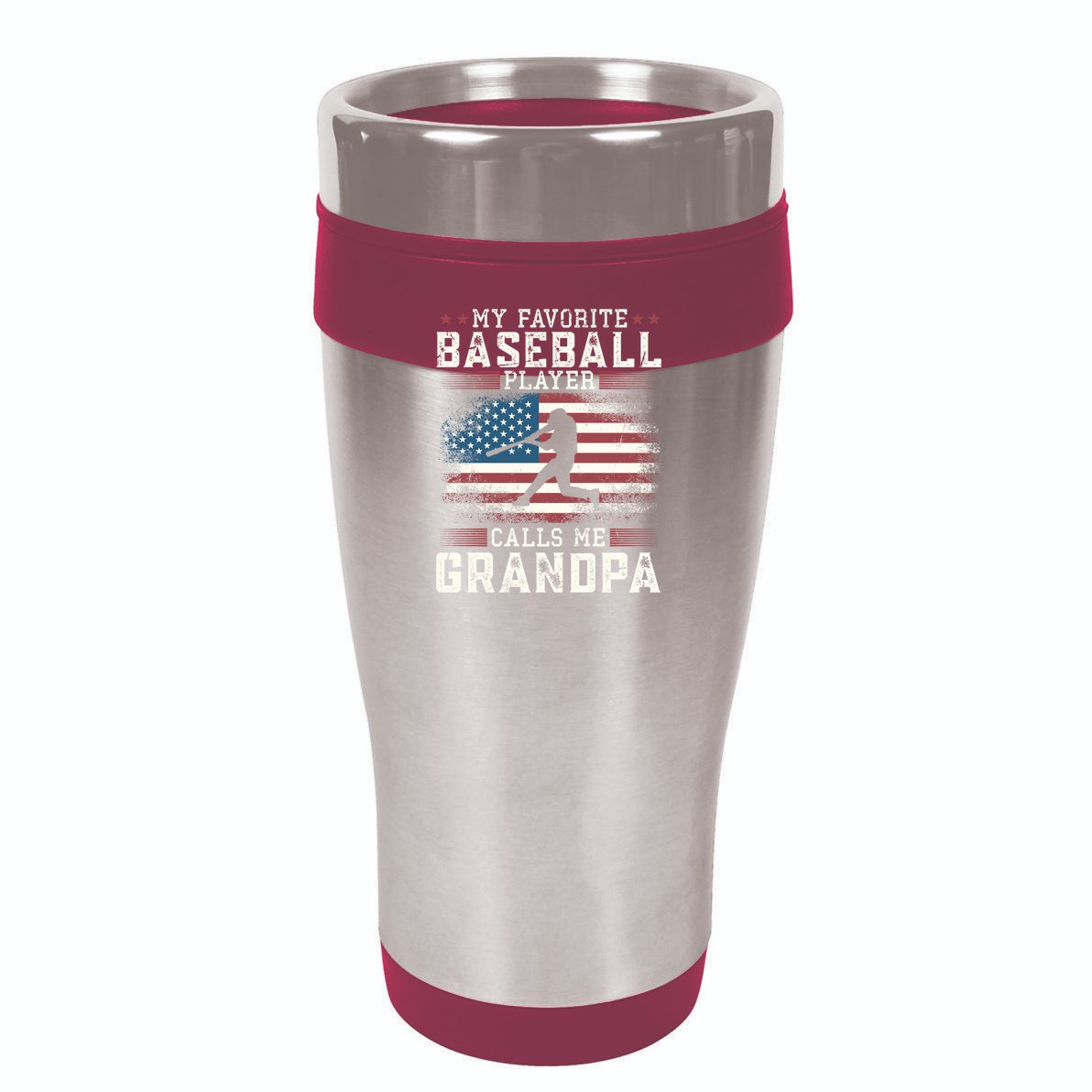 Vintage Usa Flag Design My Favorite Baseball Player Grandpa Gift Cool Comfort Performance Bucket Hat
