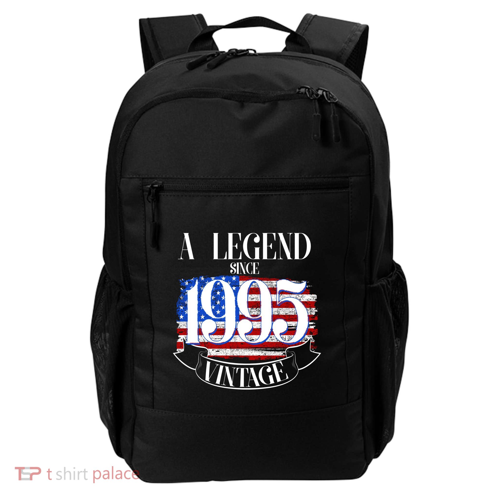 Vintage Usa Flag A Legend Since 1995 30th Birthday Backpack