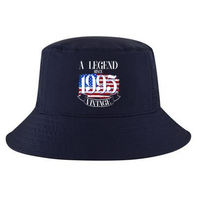 Vintage Usa Flag A Legend Since 1995 30th Birthday Cool Comfort Performance Bucket Hat