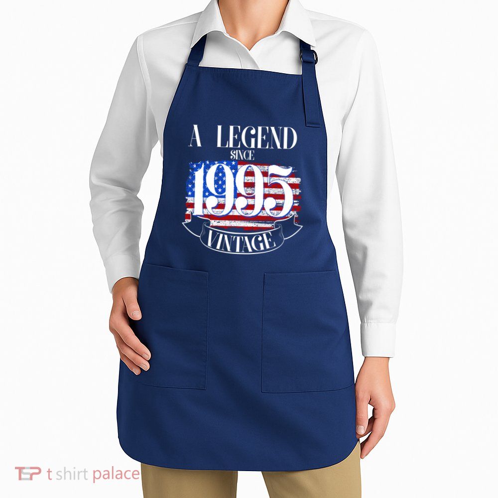 Vintage Usa Flag A Legend Since 1995 30th Birthday Apron
