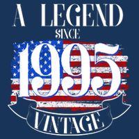 Vintage Usa Flag A Legend Since 1995 30th Birthday Womens Tank Top