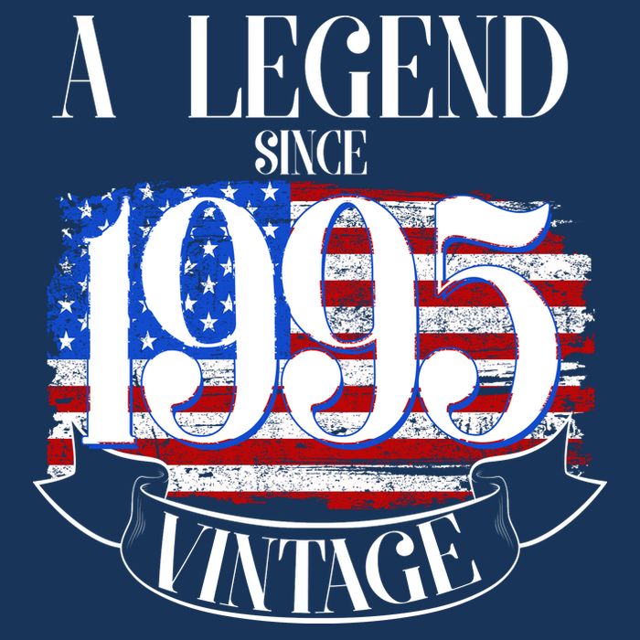 Vintage Usa Flag A Legend Since 1995 30th Birthday Womens Tank Top