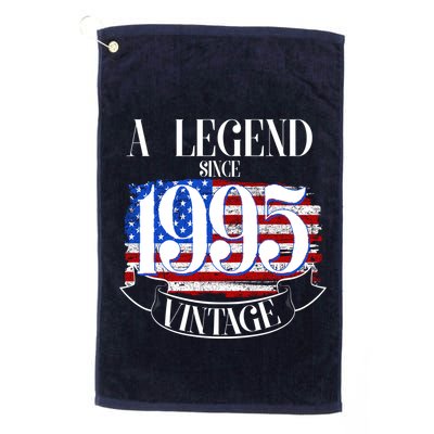 Vintage Usa Flag A Legend Since 1995 30th Birthday Golf Towel