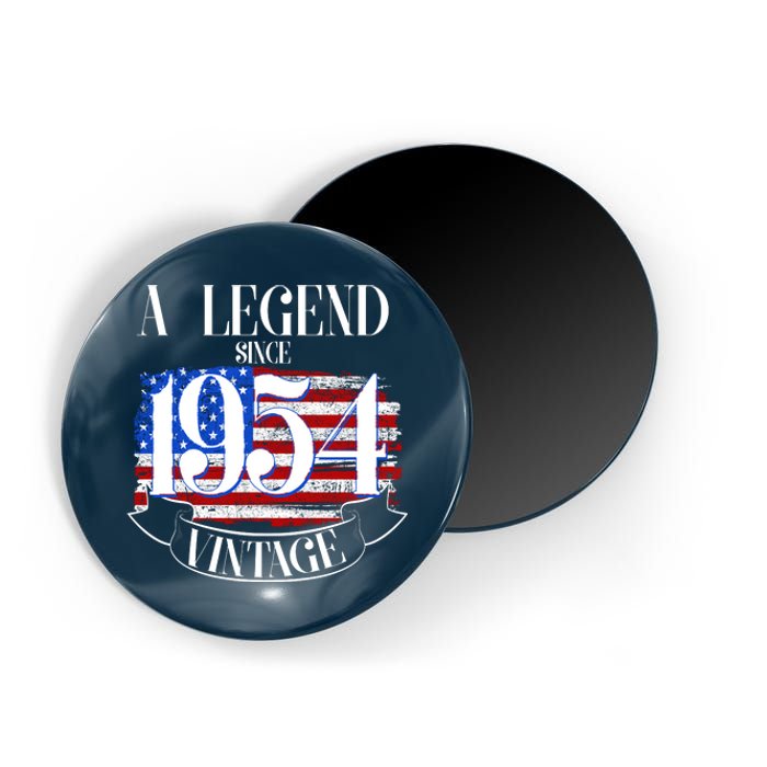 Vintage Usa Flag A Legend Since 1954 70th Birthday Magnet