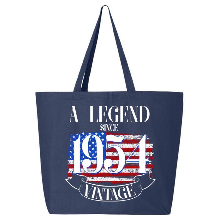 Vintage Usa Flag A Legend Since 1954 70th Birthday 25L Jumbo Tote