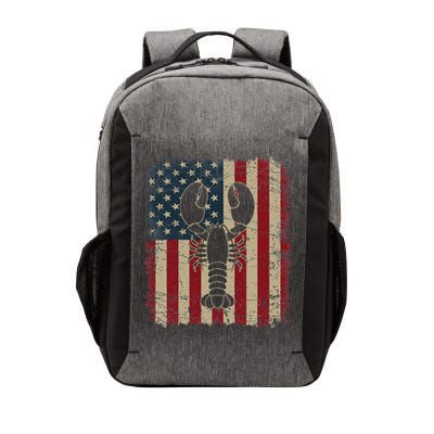 Vintage USA Flag Lobster Animals Lover Sea Fathers Day Vector Backpack
