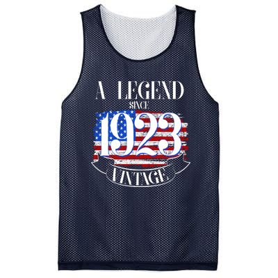 Vintage USA Flag A Legend Since 1923 100th Birthday Mesh Reversible Basketball Jersey Tank