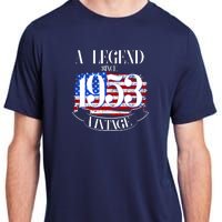 Vintage USA Flag A Legend Since 1953 70th Birthday Adult ChromaSoft Performance T-Shirt