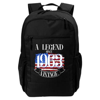 Vintage USA Flag A Legend Since 1963 60th Birthday Backpack