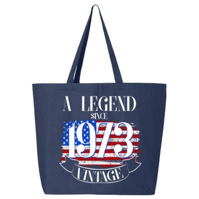 Vintage USA Flag A Legend Since 1973 50th Birthday 25L Jumbo Tote