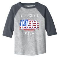 Vintage USA Flag A Legend Since 1993 30th Birthday Toddler Fine Jersey T-Shirt