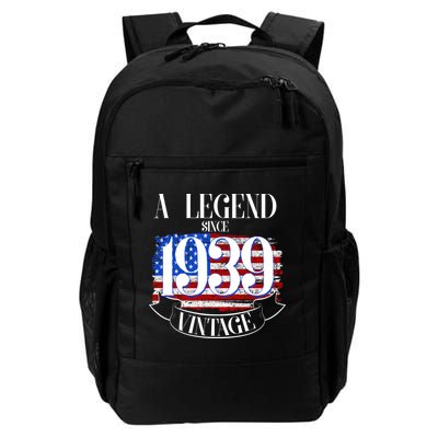 Vintage Usa Flag A Legend Since 1939 Birthday Backpack