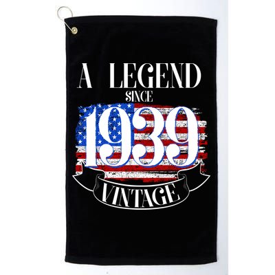Vintage Usa Flag A Legend Since 1939 Birthday Golf Towel