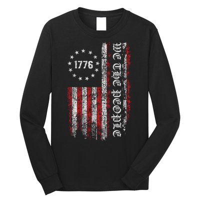 Vintage Us Flag 1776 Long Sleeve Shirt