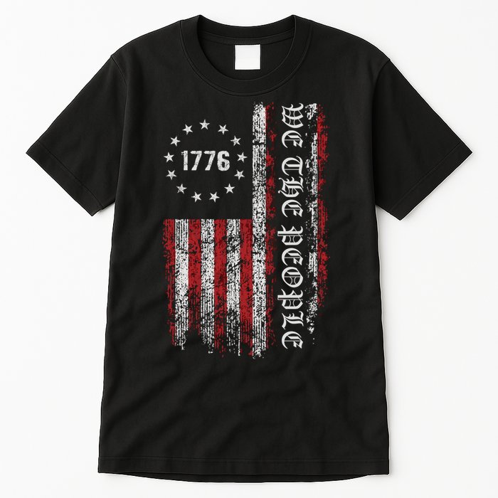 Vintage Us Flag 1776 Tall T-Shirt