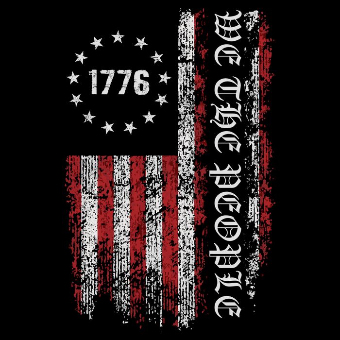 Vintage Us Flag 1776 Tall T-Shirt