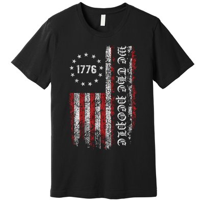 Vintage Us Flag 1776 Premium T-Shirt
