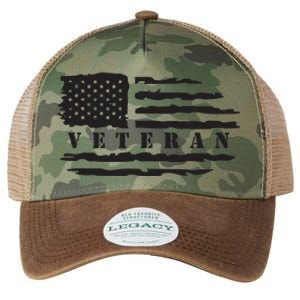 Veteran Us Flag Legacy Tie Dye Trucker Hat